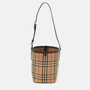 Check Bucket Shoulder Bag