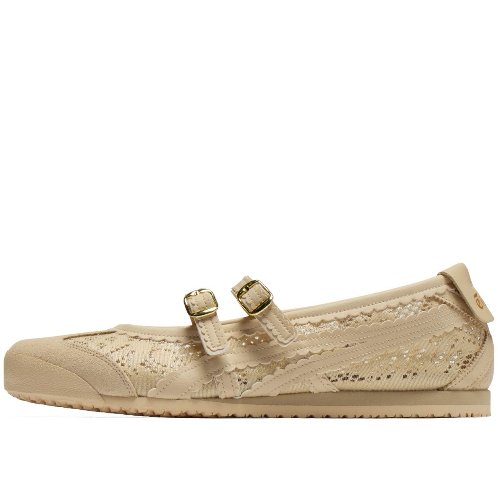 Mexico 66 Tgrs Fabric Mary Jane Shoes Women S Beige